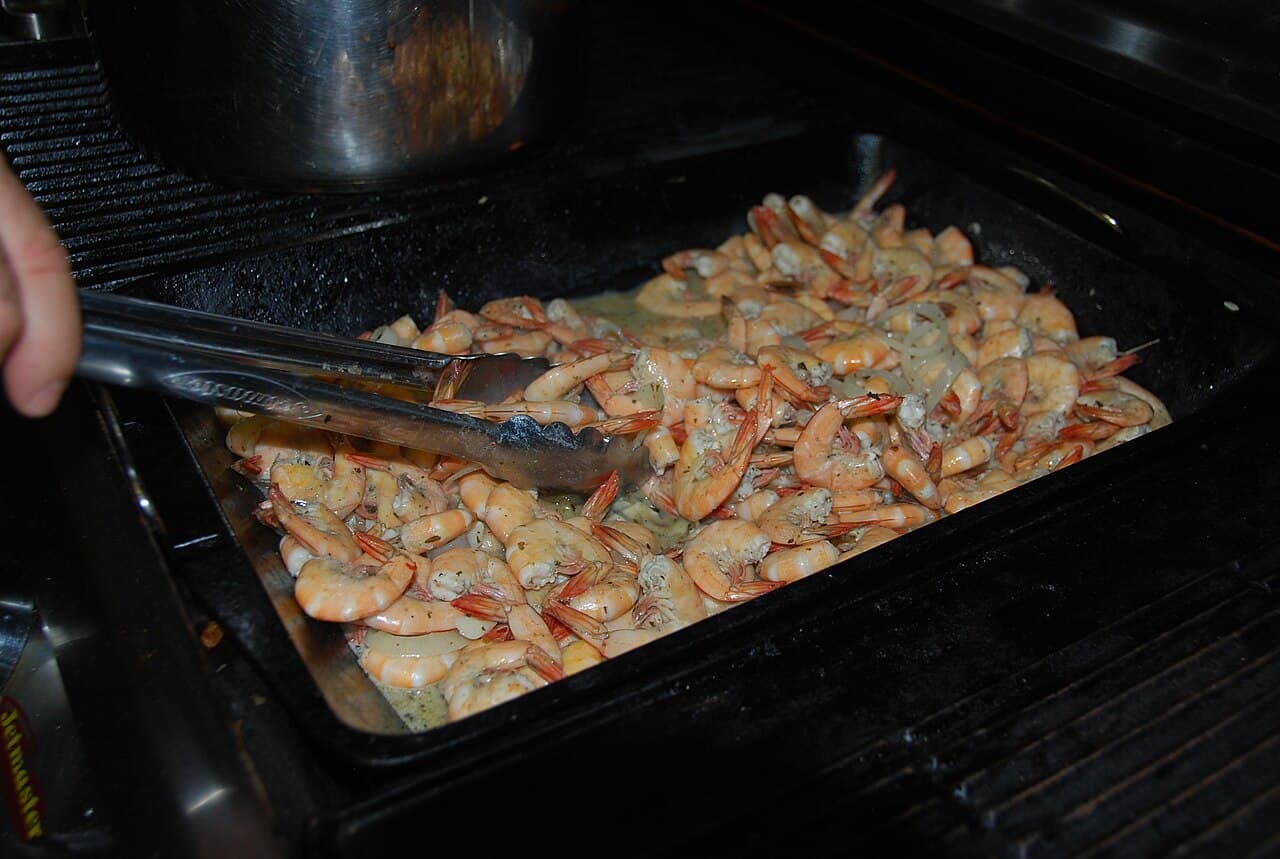 Piri-piri prawns, our pick for Mozambique